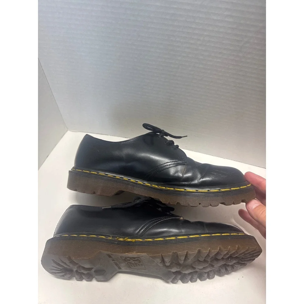 Dr. Martens 1461 Vintage Made in England Black Leather Oxford Shoes Mens 8